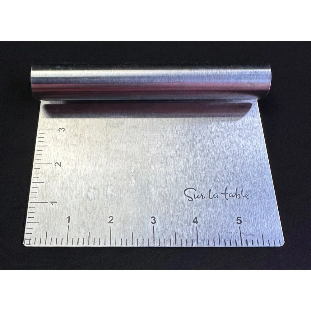 Sur La Table Dough Scraper Stainless Steel Pastry Bench Knife Kitchen Baking